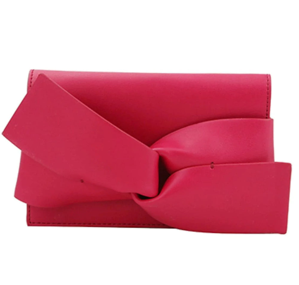 Bow Accent Clutch/Crossbody