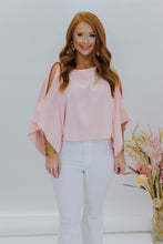 Load image into Gallery viewer, Just Perfect Kimono Sleeve Top-Blush
