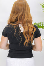 Load image into Gallery viewer, Lacy Seamless Swiftly Tee - Black
