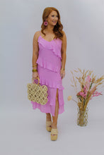 Load image into Gallery viewer, Searching For You Ruffled Sleeveless Midi Dress
