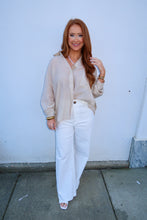 Load image into Gallery viewer, Mia Stripe Collared Button Down Top
