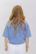 Load image into Gallery viewer, Carter Denim Top- Denim
