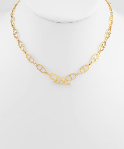 Alternate Mariner Link Chain Necklace