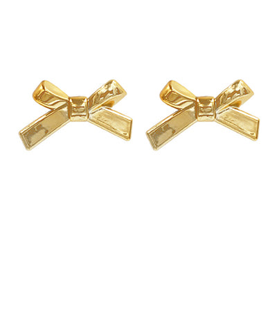 Metallic Ribbon Earrings