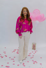 Load image into Gallery viewer, Leopard Babe Button Up- Pink
