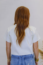 Load image into Gallery viewer, Hold Onto Faux Leather Crop- White
