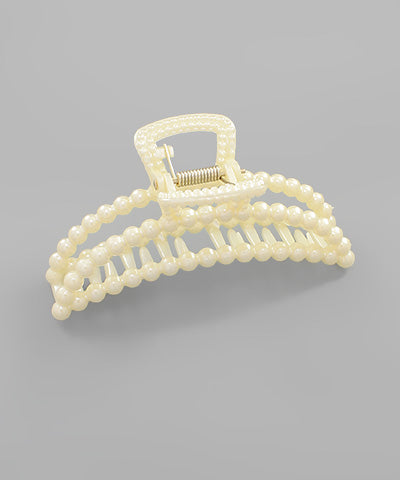 Pearl Claw Hair Clip
