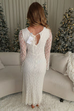Load image into Gallery viewer, One Heart Lace Overlay Fitted Dress
