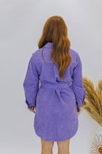 Load image into Gallery viewer, Champion Corduroy Dress- Purple Haze
