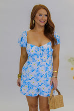 Load image into Gallery viewer, Ditsy Floral Puff Sleeve Romper
