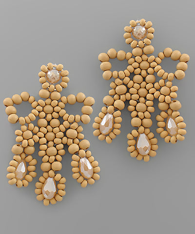 Beaded Drop Earrings