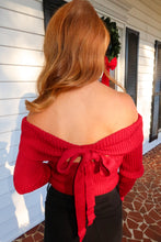 Load image into Gallery viewer, Ruby Ribbed Sweater-Red
