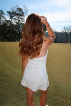 Load image into Gallery viewer, Over Par Halter Athletic Romper-White
