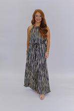 Load image into Gallery viewer, Haley Halter Neck Jumpsuit- Black
