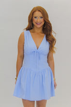 Load image into Gallery viewer, In the Clouds Bustier Dress- Baby Blue
