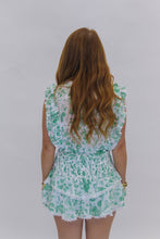 Load image into Gallery viewer, Azalea Floral Short Set- Green
