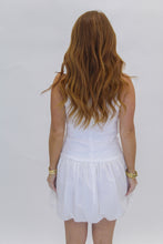 Load image into Gallery viewer, Cecily Bubble Hem Mini-White
