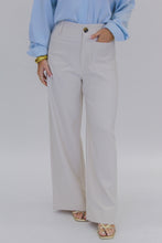 Load image into Gallery viewer, Colette Wide Leg Pants- Cream
