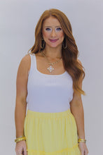 Load image into Gallery viewer, Addi Knit Tank Top-White
