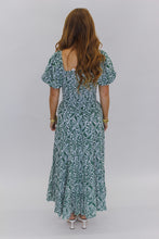 Load image into Gallery viewer, April Paisley Puff Sleeve Dress

