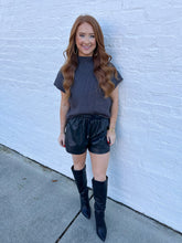 Load image into Gallery viewer, Hunter Mock Neck Sweater-Charcoal
