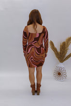 Load image into Gallery viewer, Kind Hearted Bodycon Dress- Brown Multi
