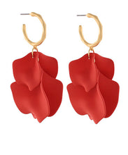 Load image into Gallery viewer, Color Coated Petal Hoops
