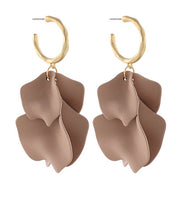 Load image into Gallery viewer, Color Coated Petal Hoops
