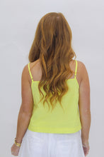 Load image into Gallery viewer, Rosette  Cami Top-Yellow
