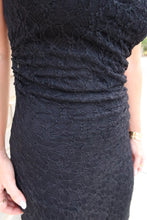Load image into Gallery viewer, Take Time Lace Midi Dress-Black
