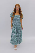 Load image into Gallery viewer, April Paisley Puff Sleeve Dress
