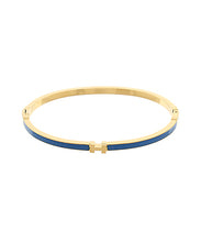 Load image into Gallery viewer, Initial Color Bangle Bracelet
