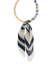 Load image into Gallery viewer, Silk Scarf Wrapped Collar Necklace
