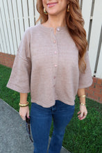 Load image into Gallery viewer, The Toasted Button Up Cardigan-Dark Taupe
