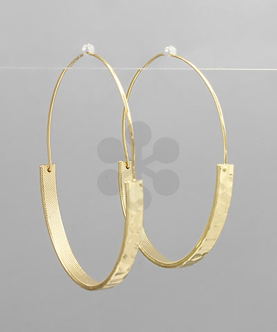 Thin Drop Hoops