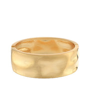 Load image into Gallery viewer, Textured Metal Bangle Hinge Bracelet
