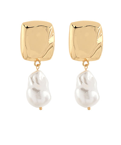 Statement Pearl Drop Earrings