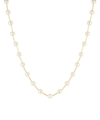 Pearl Station Necklace