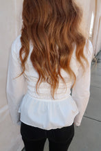 Load image into Gallery viewer, As Usual Button Up Top- White
