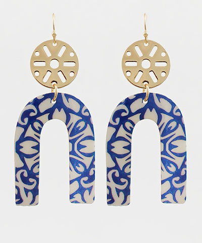 Santorini Arch Drop Earrings