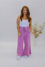 Load image into Gallery viewer, Comfy Cozy Terry Knit Wide Leg Pants
