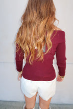 Load image into Gallery viewer, Kori Asymmetrical Sweater-Burgundy
