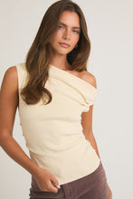 Load image into Gallery viewer, Sandy Asymmetrical Top- Ivory
