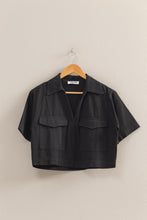 Load image into Gallery viewer, Carter Denim Top-Black
