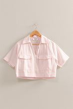 Load image into Gallery viewer, Carter Denim Top-Pink
