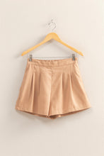 Load image into Gallery viewer, Caroline Pleated Shorts- Taupe
