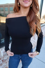 Load image into Gallery viewer, Annie Long Sleeve Top- Black
