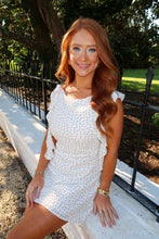 Load image into Gallery viewer, Polka Dot Ruffle Mini Dress
