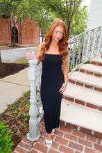 Load image into Gallery viewer, Carsen Strapless Midi Dress-Black
