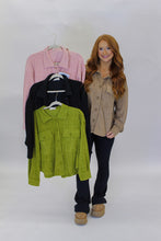 Load image into Gallery viewer, Blake Embossed Shacket-Mocha
